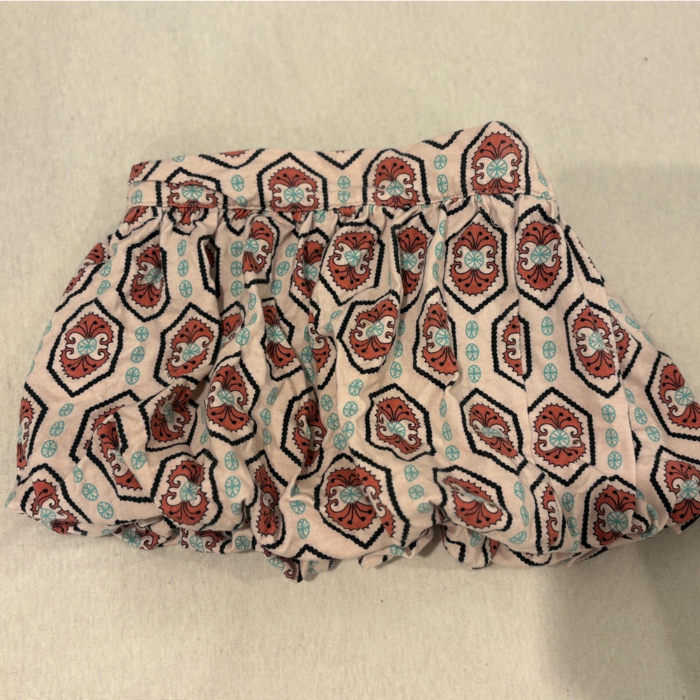 Patterned Boho Bubble Skirt
